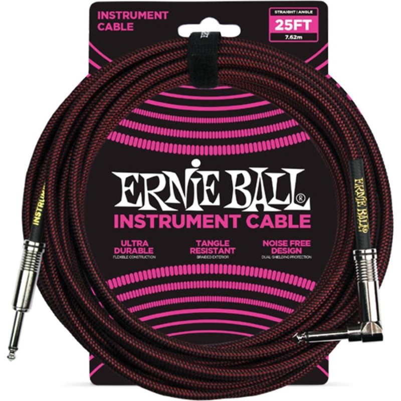 Ernie Ball 6062 Braided Black/Red