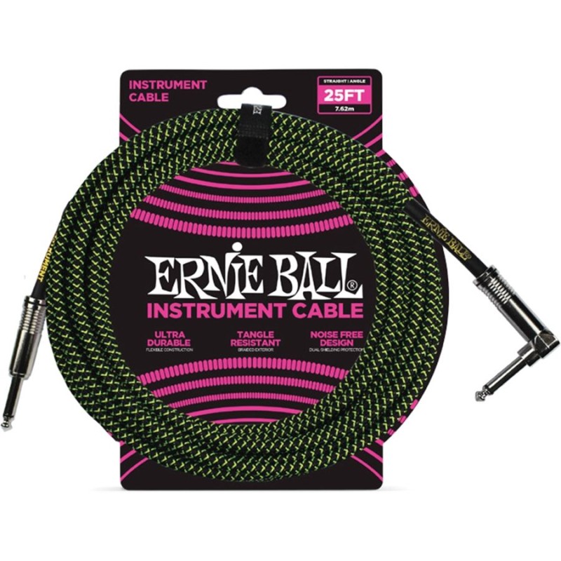 Ernie Ball 6066 Braided Black/Green