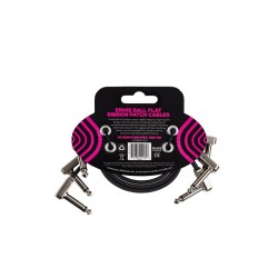 Ernie Ball 6222 12" Flat Ribbon Patch Cable 3-Pack
