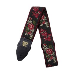 Ernie Ball Tracolla 4142 Red Rose Jacquard Guitar Strap