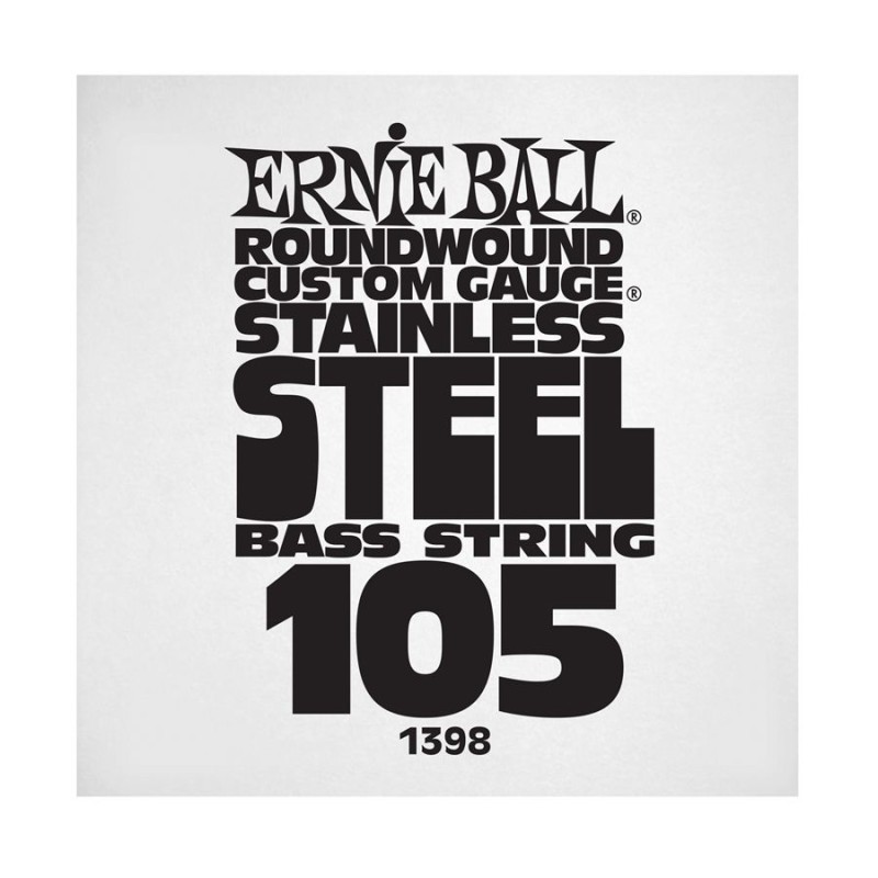 Ernie Ball 1398 105 Stainless Steel Wound