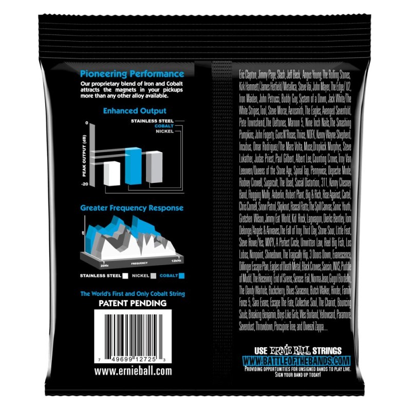 Ernie Ball 2725 Extra Slinky Cobalt 8-38