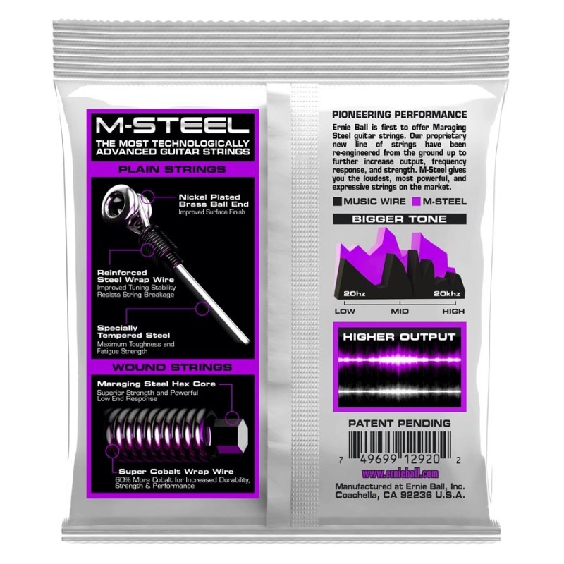 Ernie Ball 2920 Power Slinky M-Steel 11-48