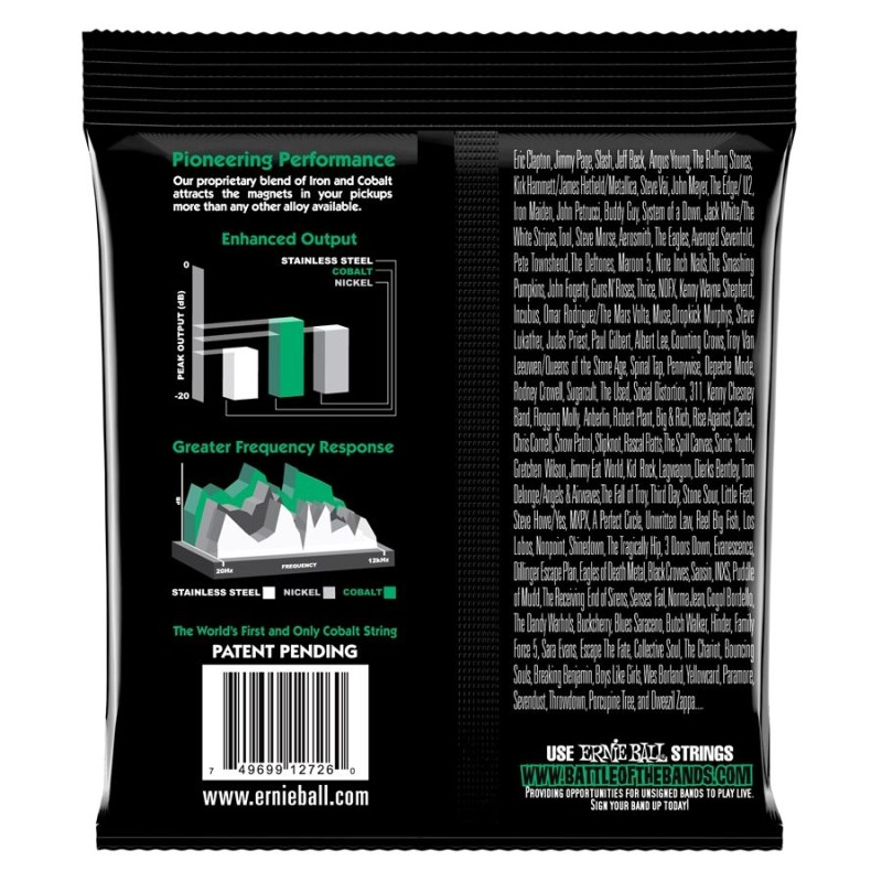 Ernie Ball 2726 Not Even Slinky Cobalt 12-56
