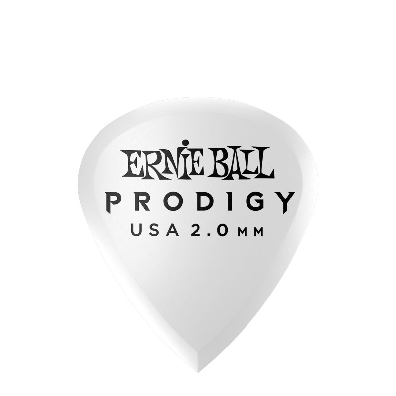 Ernie Ball 9203 2.0mm White Mini Prodigy Picks 6-Pack
