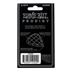 Ernie Ball 9202 2.0mm White Standard Prodigy Picks 6-Pack