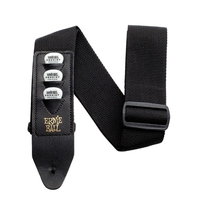 Ernie Ball 4039 Black Pickholder Strap