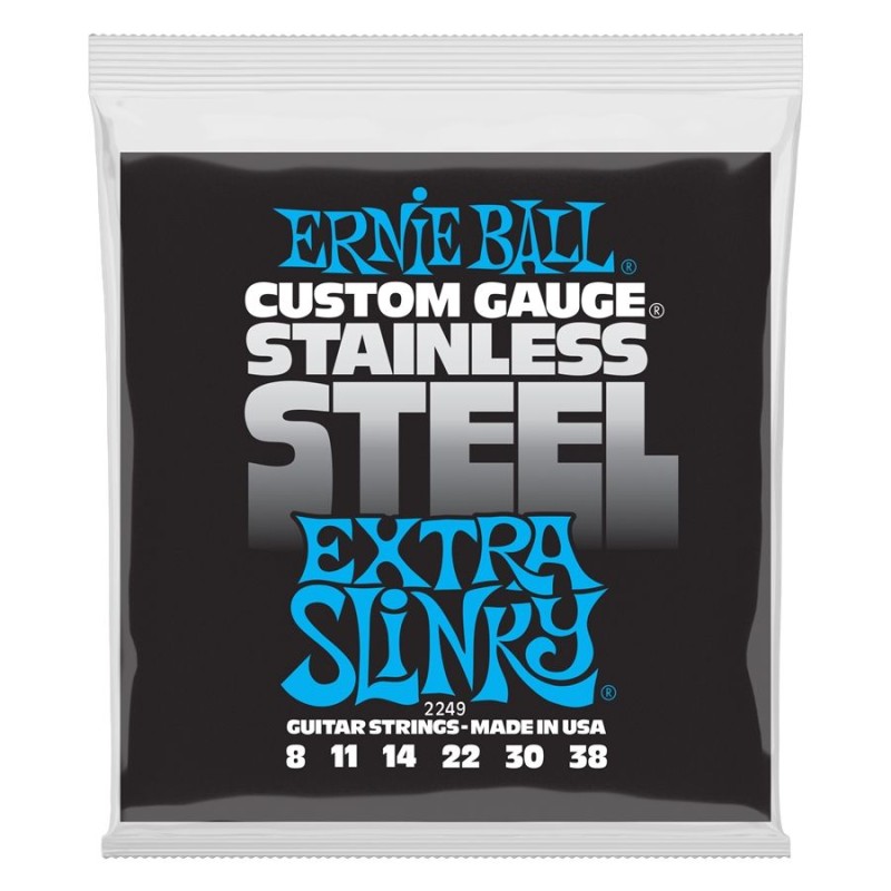 Ernie Ball 2249 Extra Slinky Stainless Steel 8-38