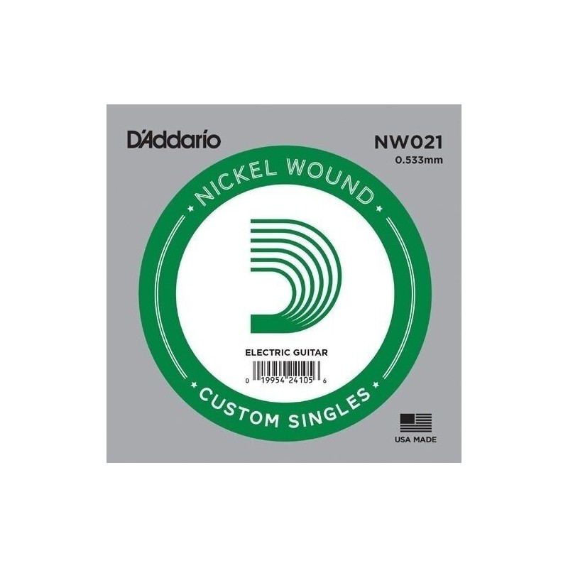 D'Addario NW021 .021 XL Nickel Wound