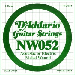D'Addario NW052 .052 XL Nickel Wound