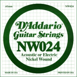 D'Addario NW024 .024 XL Nickel Wound