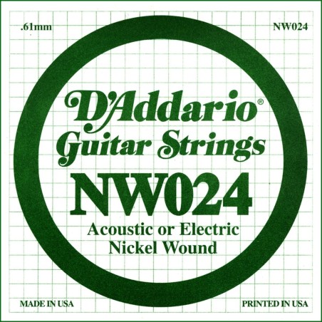 D'Addario NW024 .024 XL Nickel Wound