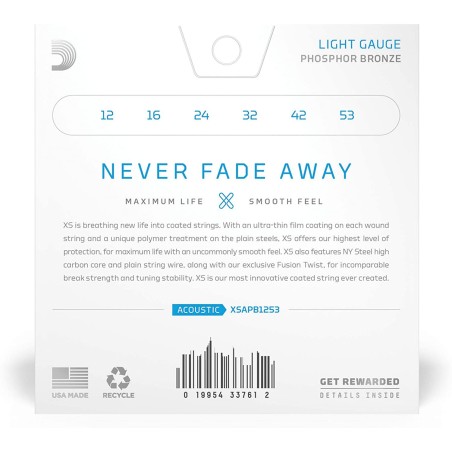 D'addario XSAPB1253 Light 12-53