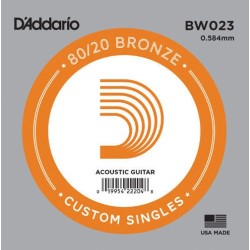 D'Addario BW023 .023 80/20 Bronze Wound