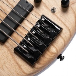 Cort Artisan B5 Element Open Pore Trans Black