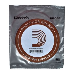 D'Addario PB052 .052 Phosphor Bronze Wound