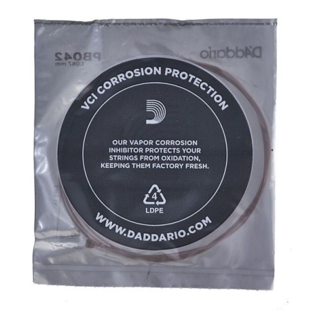 D'Addario PB042 .042 Phosphor Bronze Wound
