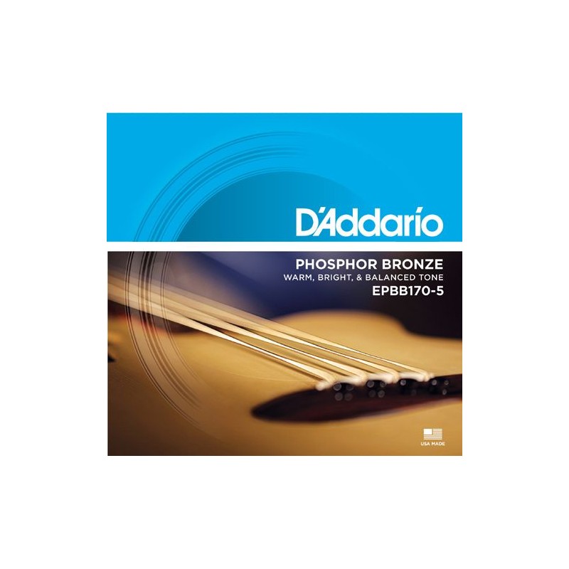 D'Addario EPBB170-5 Long 45-130