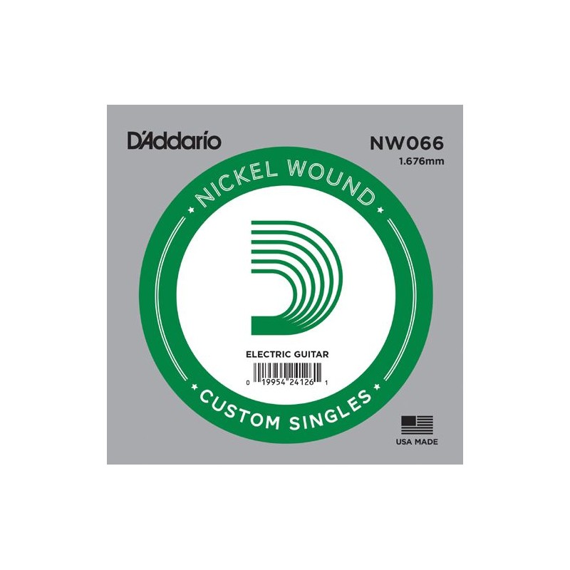 D'Addario NW066 .066 XL Nickel Wound