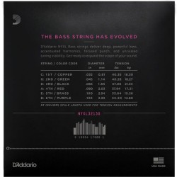 D'Addario NYXL32130 Long 32-130