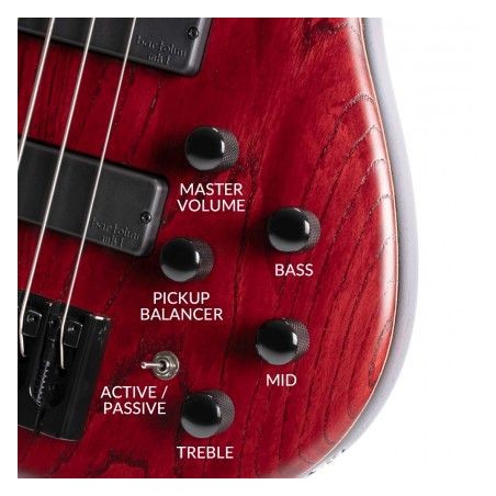 Cort B4 Element Open Pore Burgundy Red