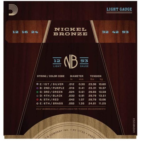 D'Addario NB1253 Light 12-53