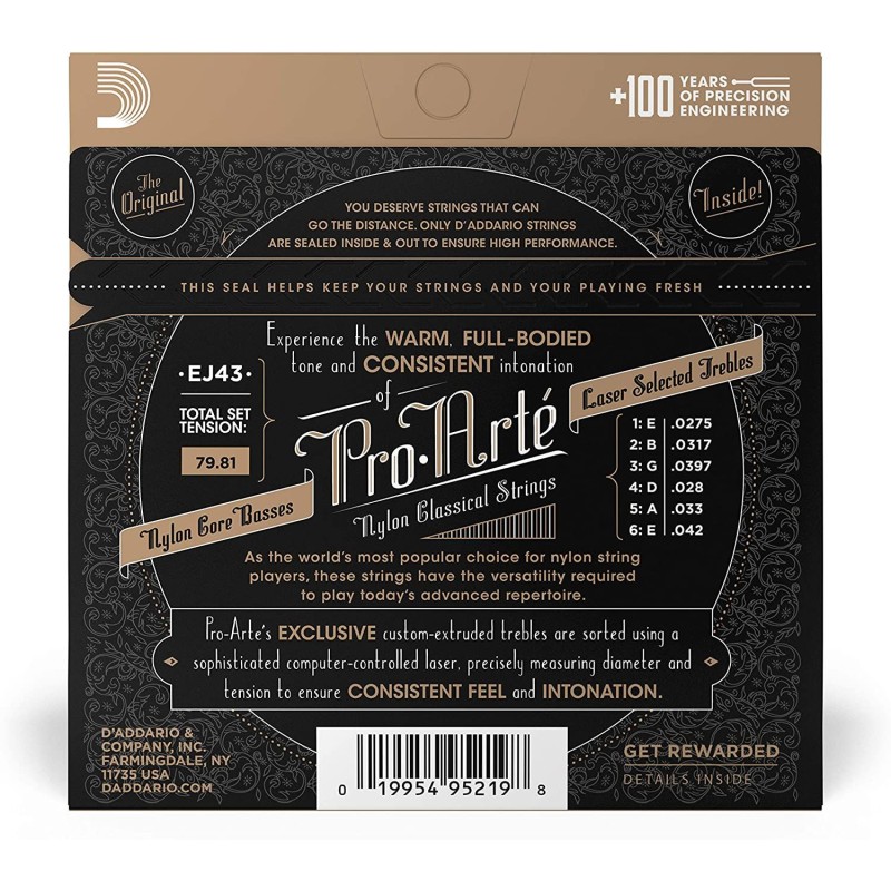 D'Addario EJ43 Pro Arte Light
