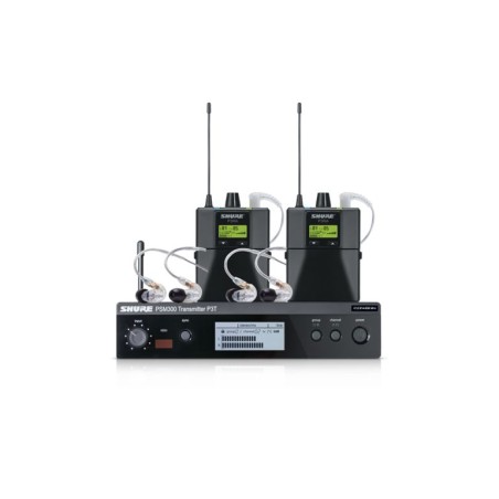 Shure P3TERA215TWP-K3E PSM300 TWINPACK PRO