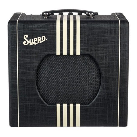 Supro Delta King 10 Black and Cream