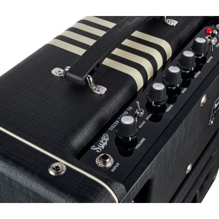 Supro Delta King 10 Black and Cream