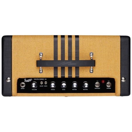 Supro Delta King 10 Tweed and Black