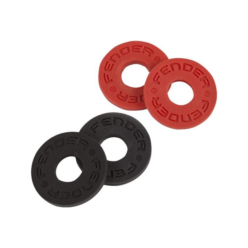 Fender Strap Blocks 4-Pack Black/Red
