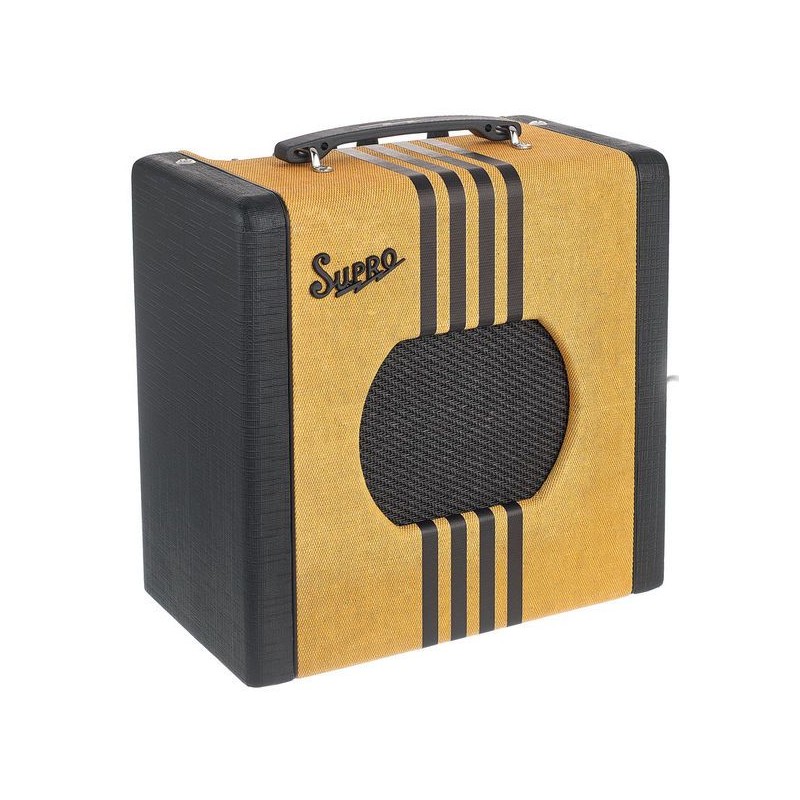 Supro Delta King 8 Tweed & Black