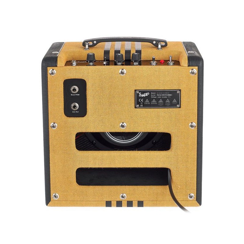 Supro Delta King 8 Tweed & Black