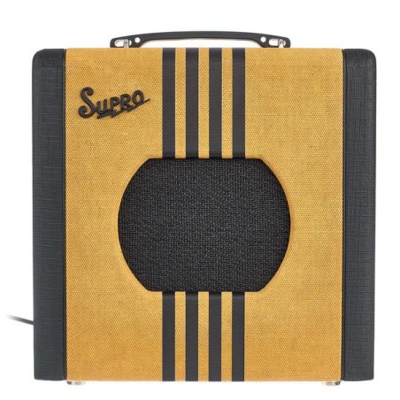 Supro Delta King 8 Tweed & Black