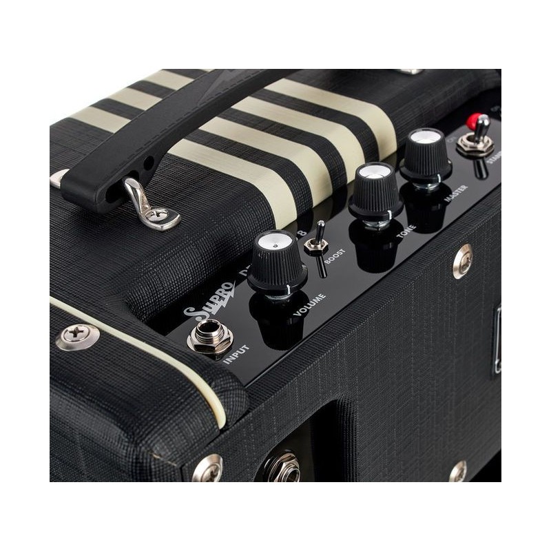 Supro Delta King 8 Black & Cream