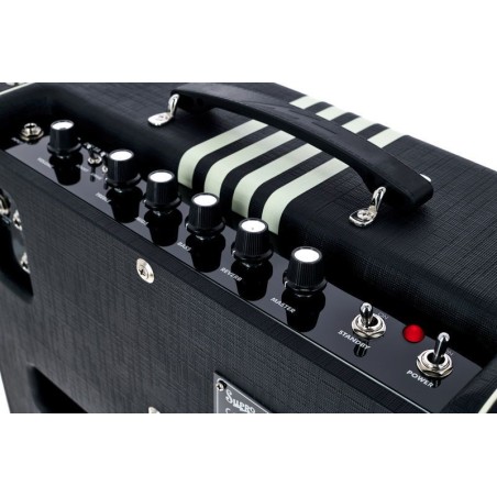 Supro Delta King 12 Black & Cream 1822RBC