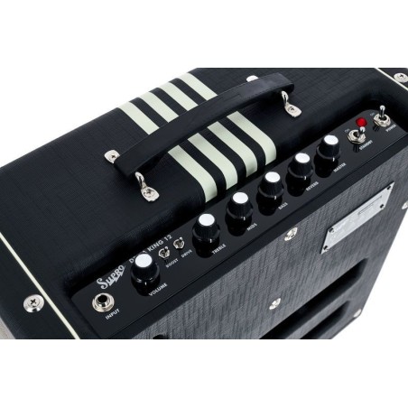 Supro Delta King 12 Black & Cream 1822RBC