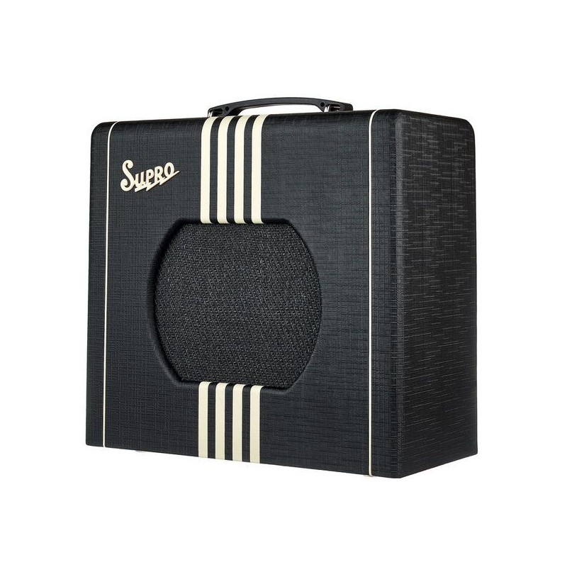 Supro Delta King 10 Black and Cream