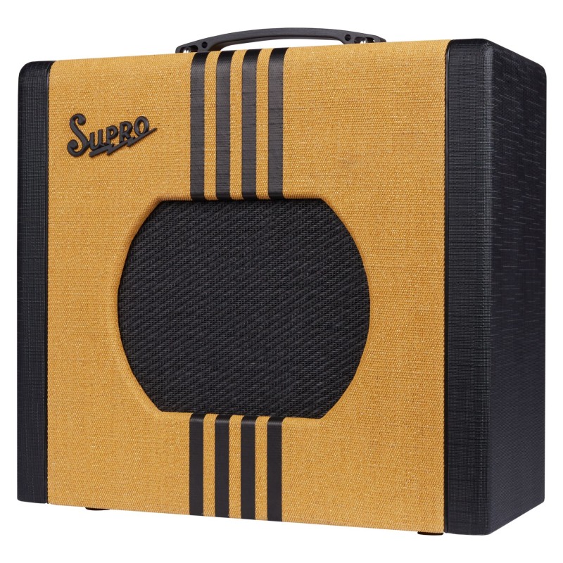 Supro Delta King 10 Tweed and Black