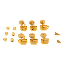 Fender Vintage-Style Strat/Tele Tuners, Gold (6)