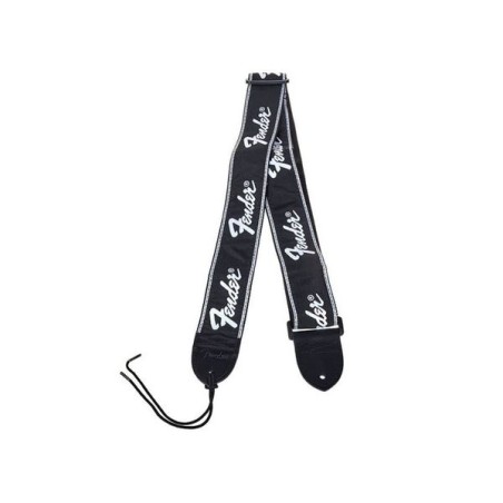 Fender Running Logo Strap Black