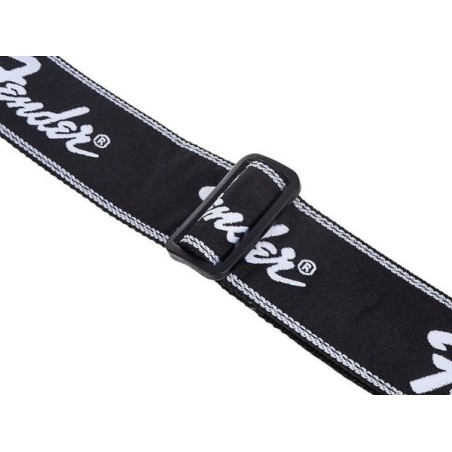 Fender Running Logo Strap Black