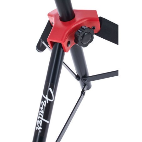 Fender Deluxe Hanging Guitar Stand, Black/Red