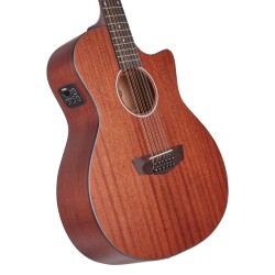D'Angelico Premier Fulton LS Natural Mahogany Satin