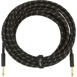 Fender Deluxe Straight/Straight 25' Black Tweed