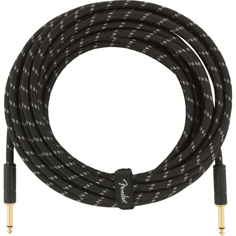 Fender Deluxe Straight/Straight 25' Black Tweed