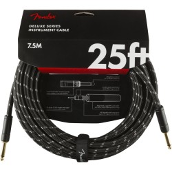 Fender Deluxe Straight/Straight 25' Black Tweed