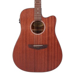 D'Angelico Premier Bowery LS Natural Mahogany Satin