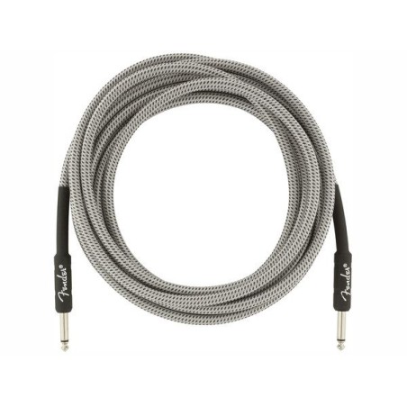 Fender Professional Series Instrument Cable, 15', White Tweed